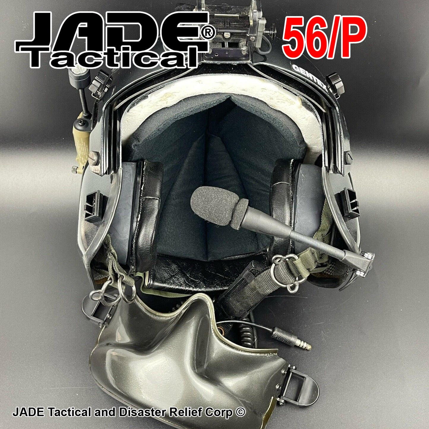 HGU-GENTEX USA 56/P Helicopter Flight Helmet