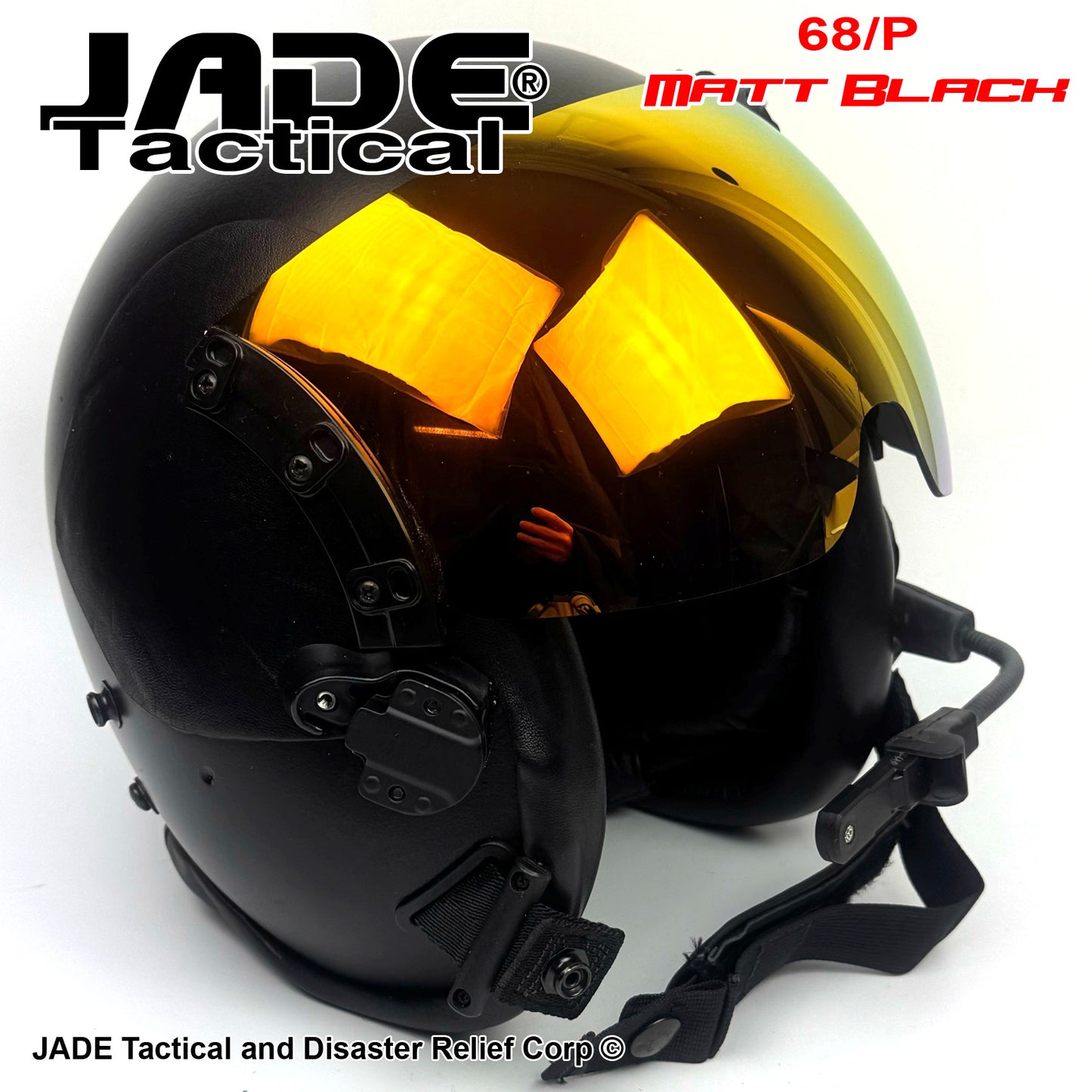 GENTEX 68/P USA Flight Helmet Matt Black Ops 2