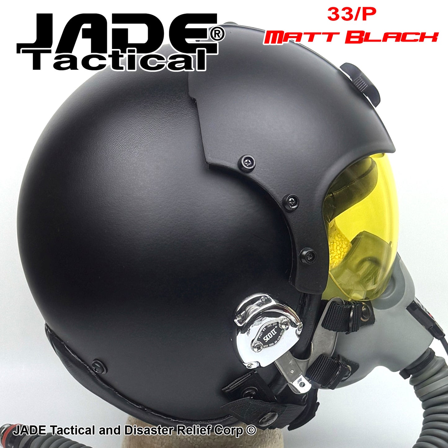 GENTEX 33/P Flight Helmet USA Matt Black