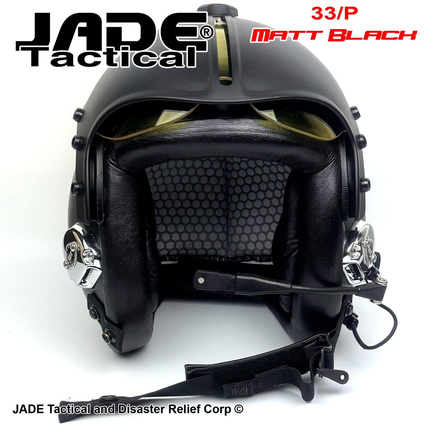 GENTEX 33/P Flight Helmet USA Matt Black