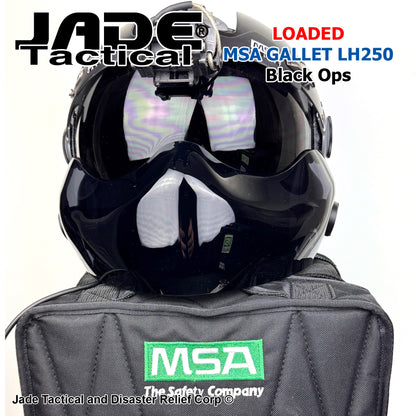 MSA Gallet LH250 Black Ops Helicopter Flight Helmet