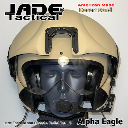 Alpha Eagle Desert Sand Helicopter Flight Helmet