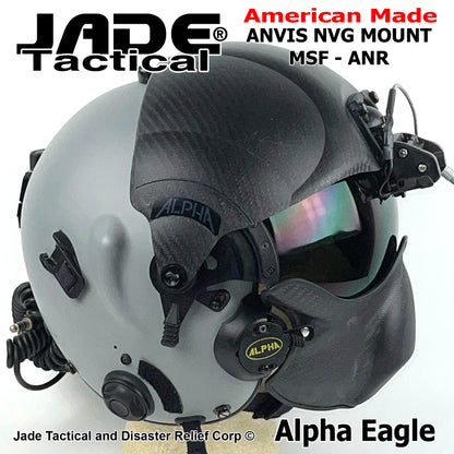 Alpha Eagle Helicopter Flight Helmet 9V ANR