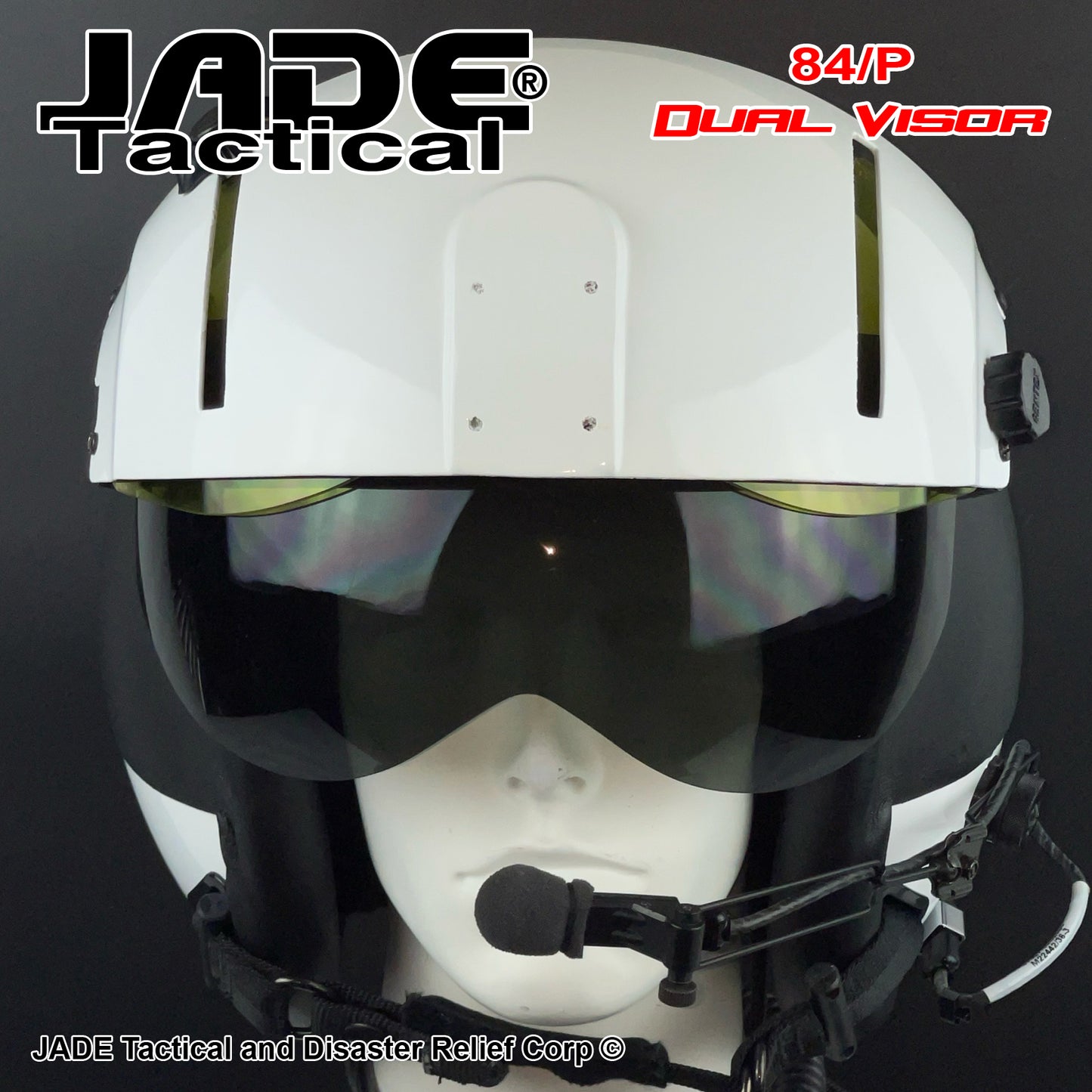GENTEX 84/P USA Dual Visor Helicopter Flight Helmet