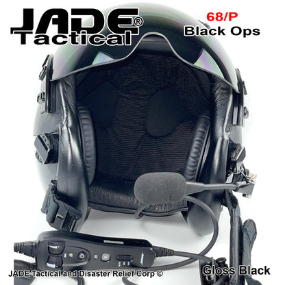 GENTEX 68/P USA Boom Flight Helmet Black Ops