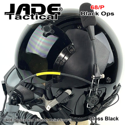 GENTEX 68/P USA Boom Flight Helmet Black Ops
