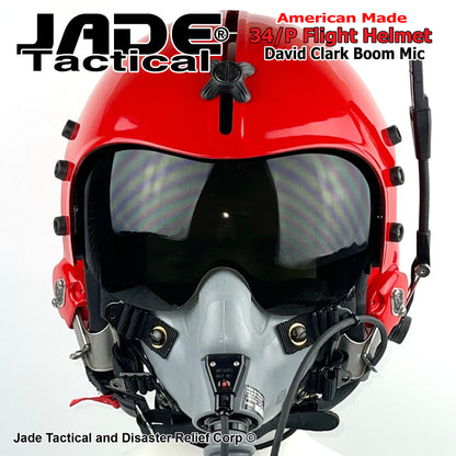 GENTEX 34/P Flight Helmet USA Red