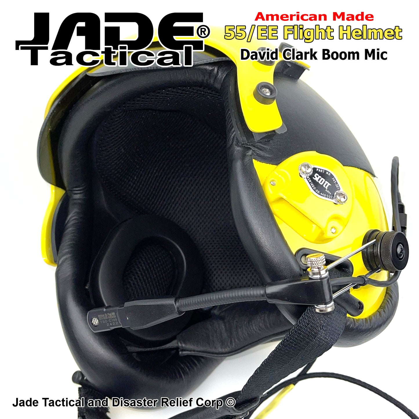 GENTEX 55/EE Flight Helmet USA Custom Yellow