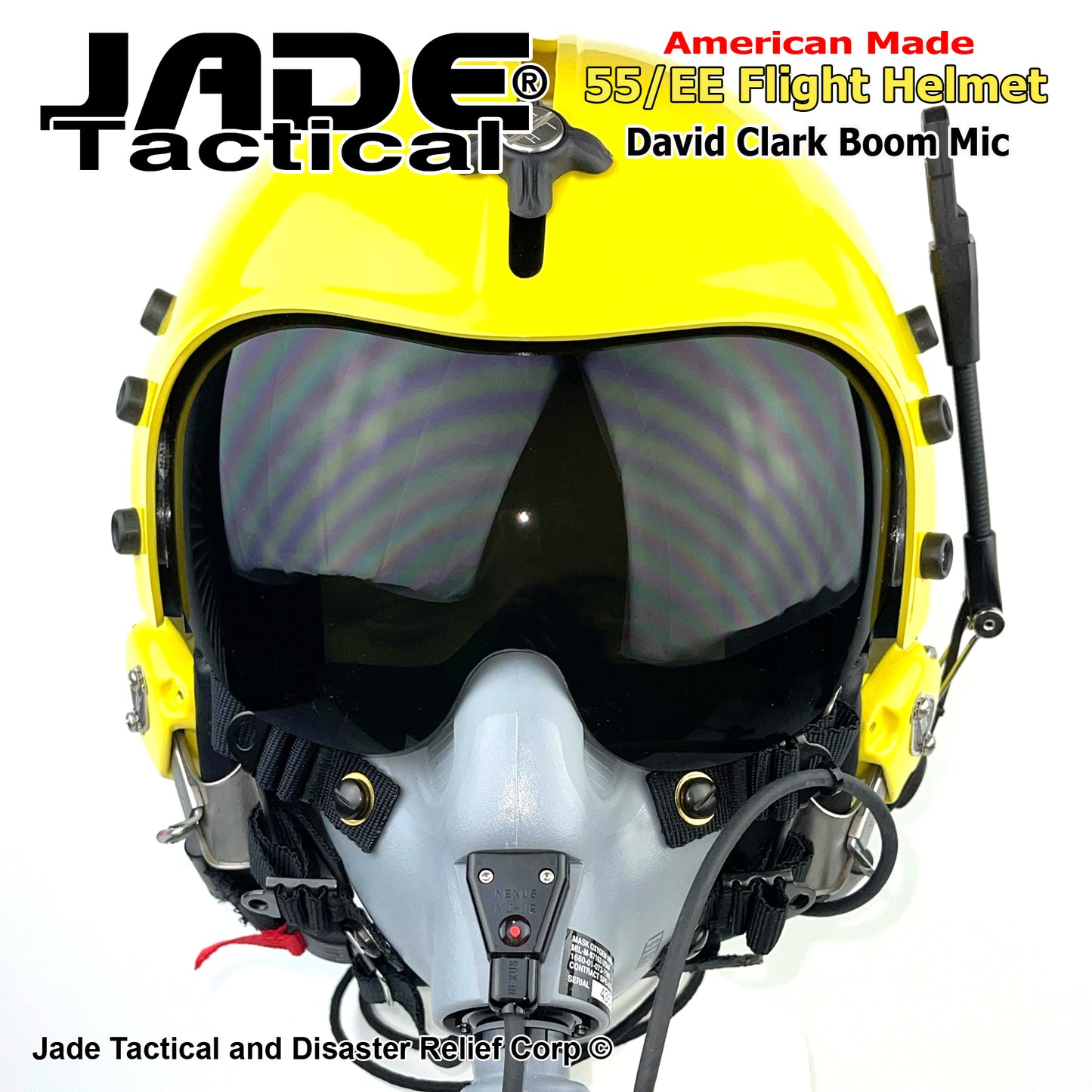GENTEX 55/EE Flight Helmet USA Custom Yellow