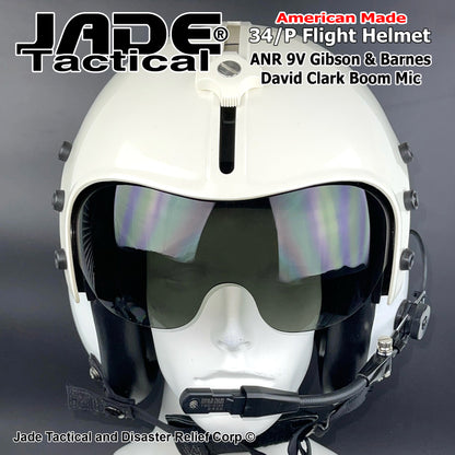 GENTEX 34/P Flight Helmet USA White ANR 14V