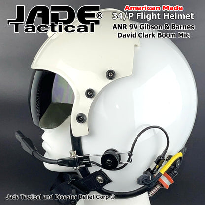 GENTEX 34/P Flight Helmet USA White ANR 14V