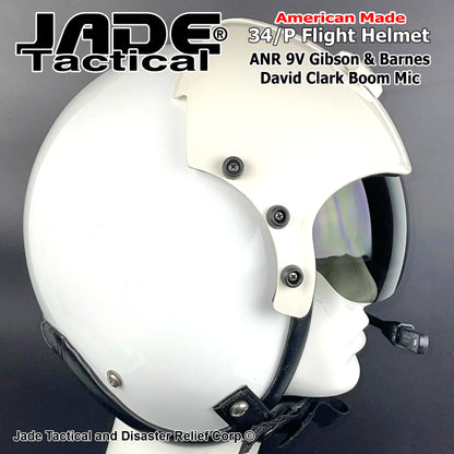 GENTEX 34/P Flight Helmet USA White ANR 14V