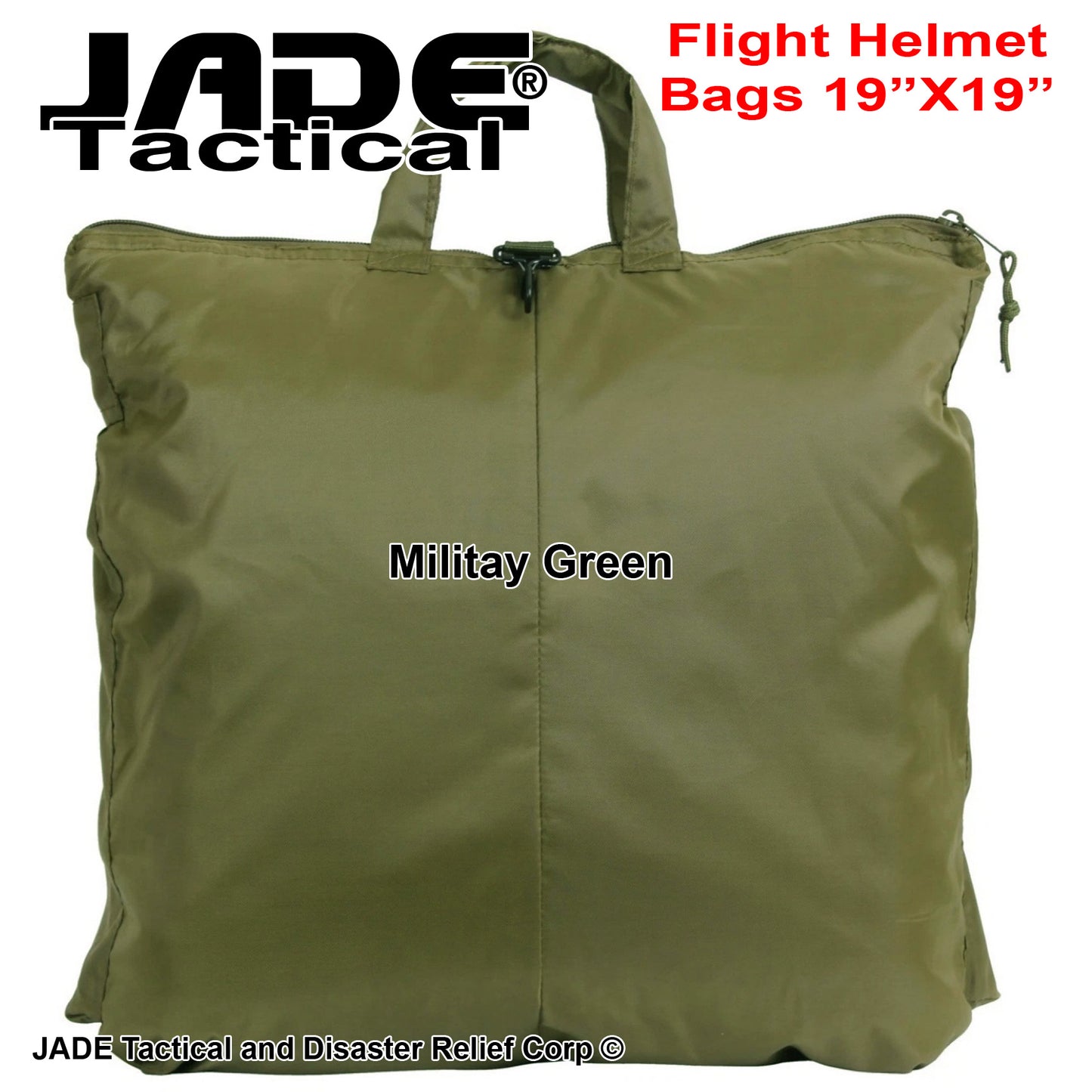 Military Green Flight Helmet Bag