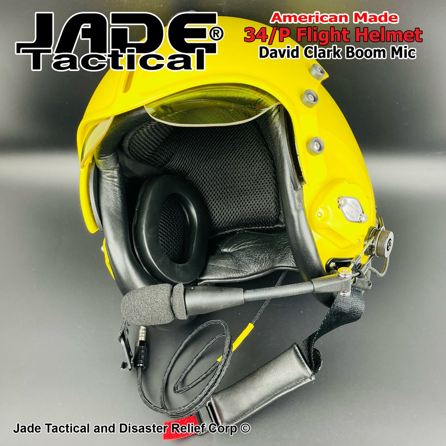 GENTEX 34/P Flight Helmet USA Canary Yellow