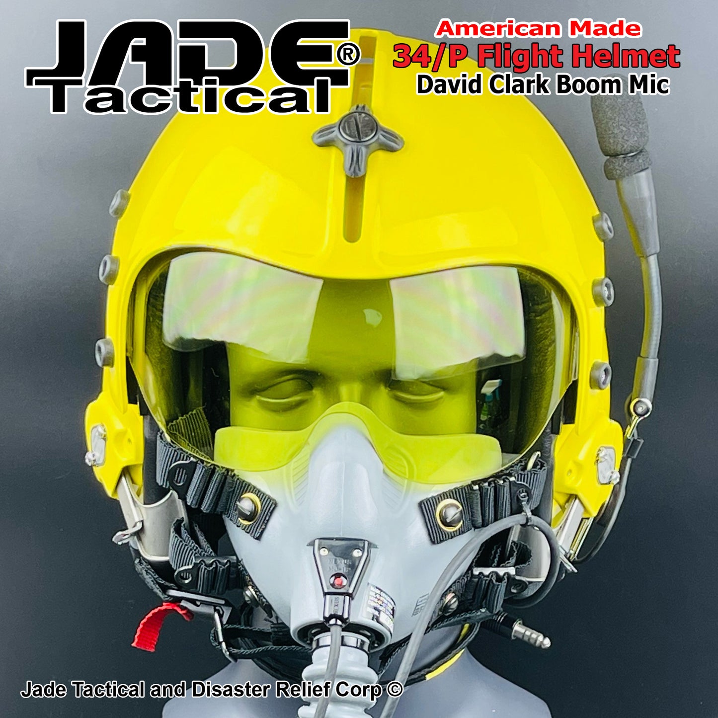 GENTEX 34/P Flight Helmet USA Canary Yellow
