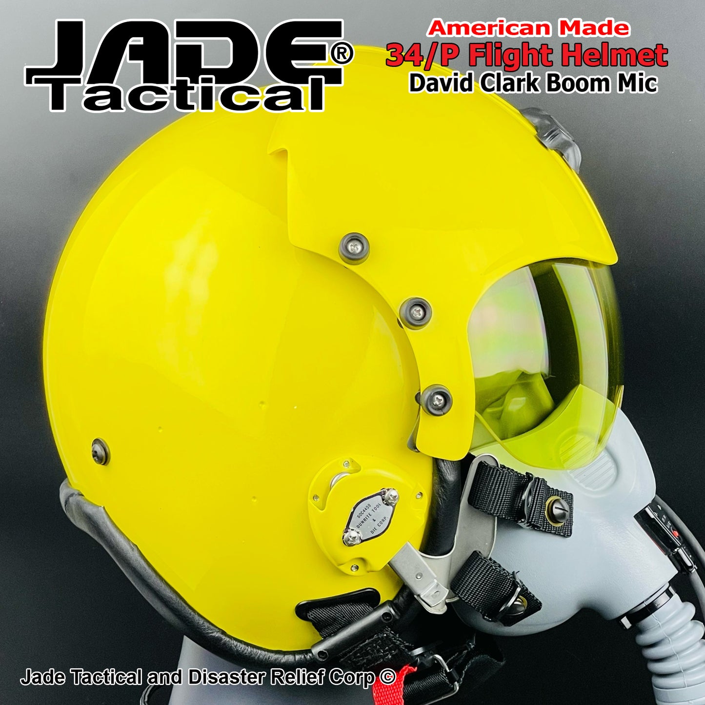 GENTEX 34/P Flight Helmet USA Canary Yellow