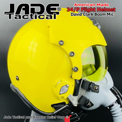 GENTEX 34/P Flight Helmet USA Canary Yellow