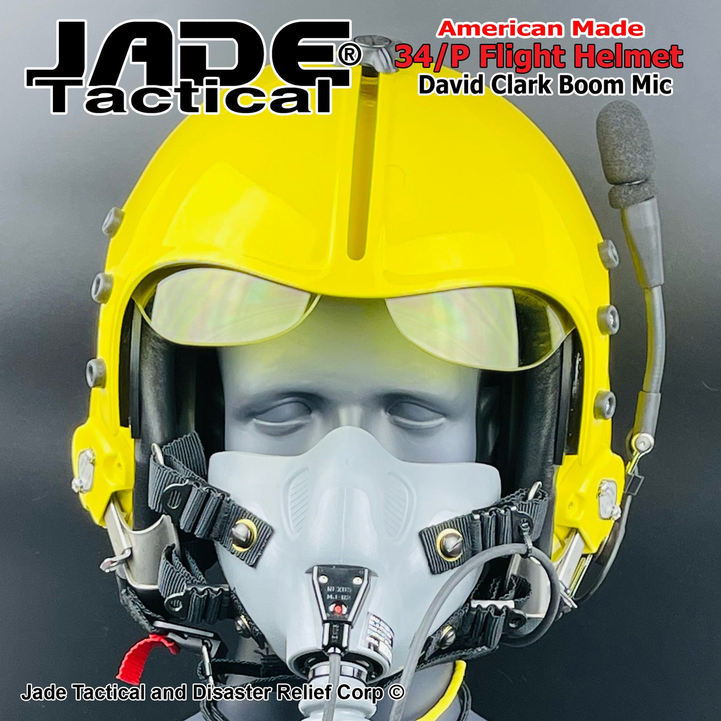 GENTEX 34/P Flight Helmet USA Canary Yellow