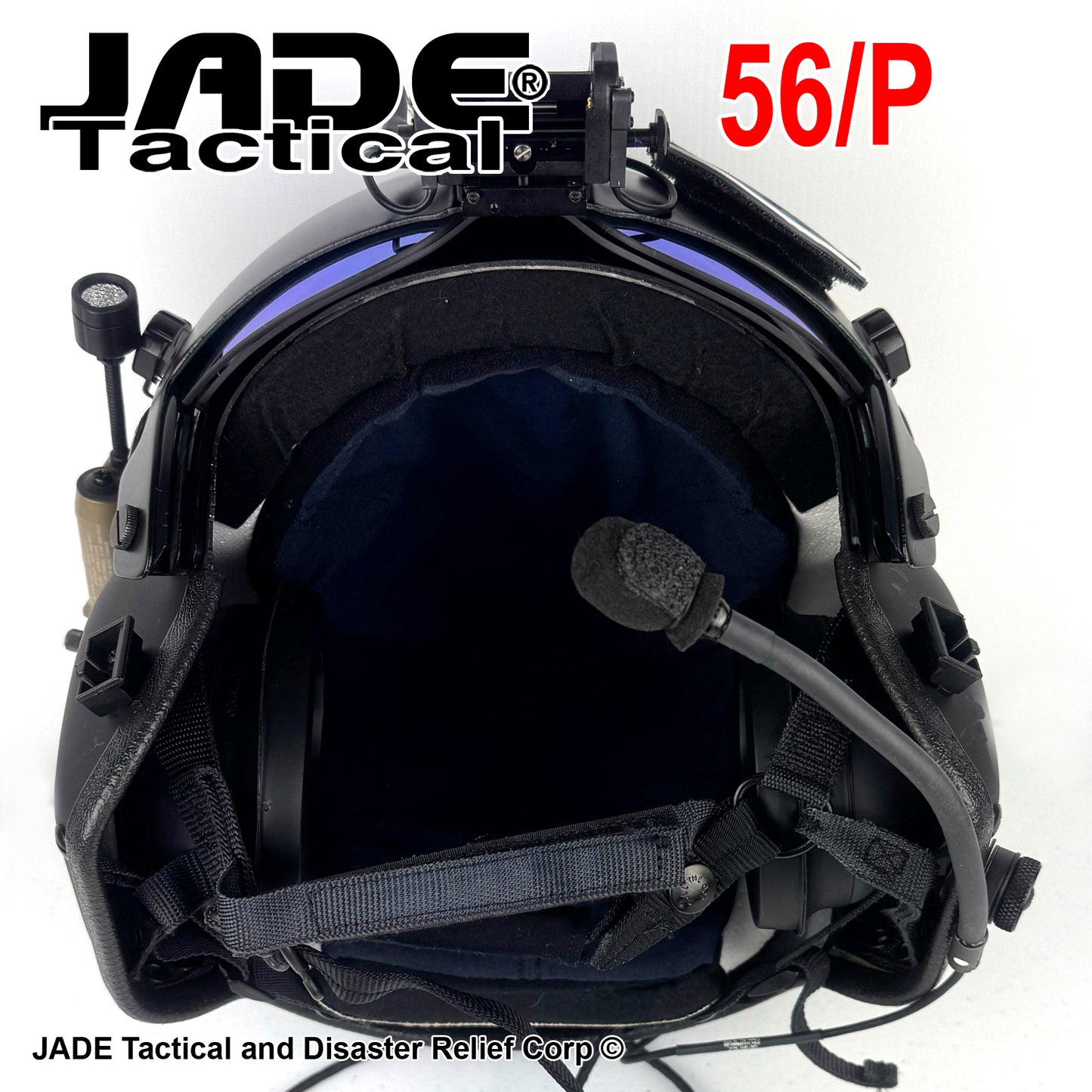 HGU-GENTEX USA 56/P Helicopter Flight Helmet Loaded