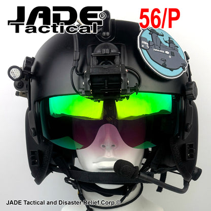 HGU-GENTEX USA 56/P Helicopter Flight Helmet Loaded