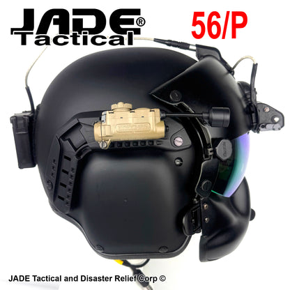 HGU-GENTEX USA 56/P Helicopter Flight Helmet Loaded