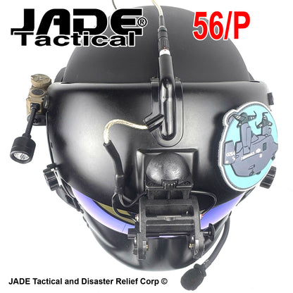 HGU-GENTEX USA 56/P Helicopter Flight Helmet Loaded