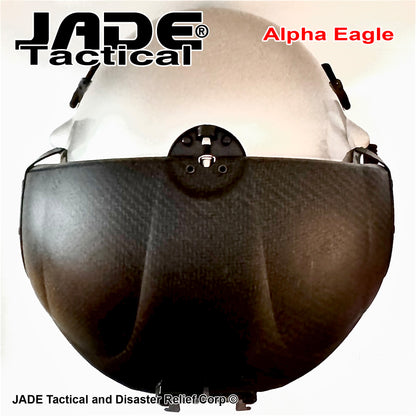 Alpha Eagle Matallic Grey Helicopter Flight Helmet