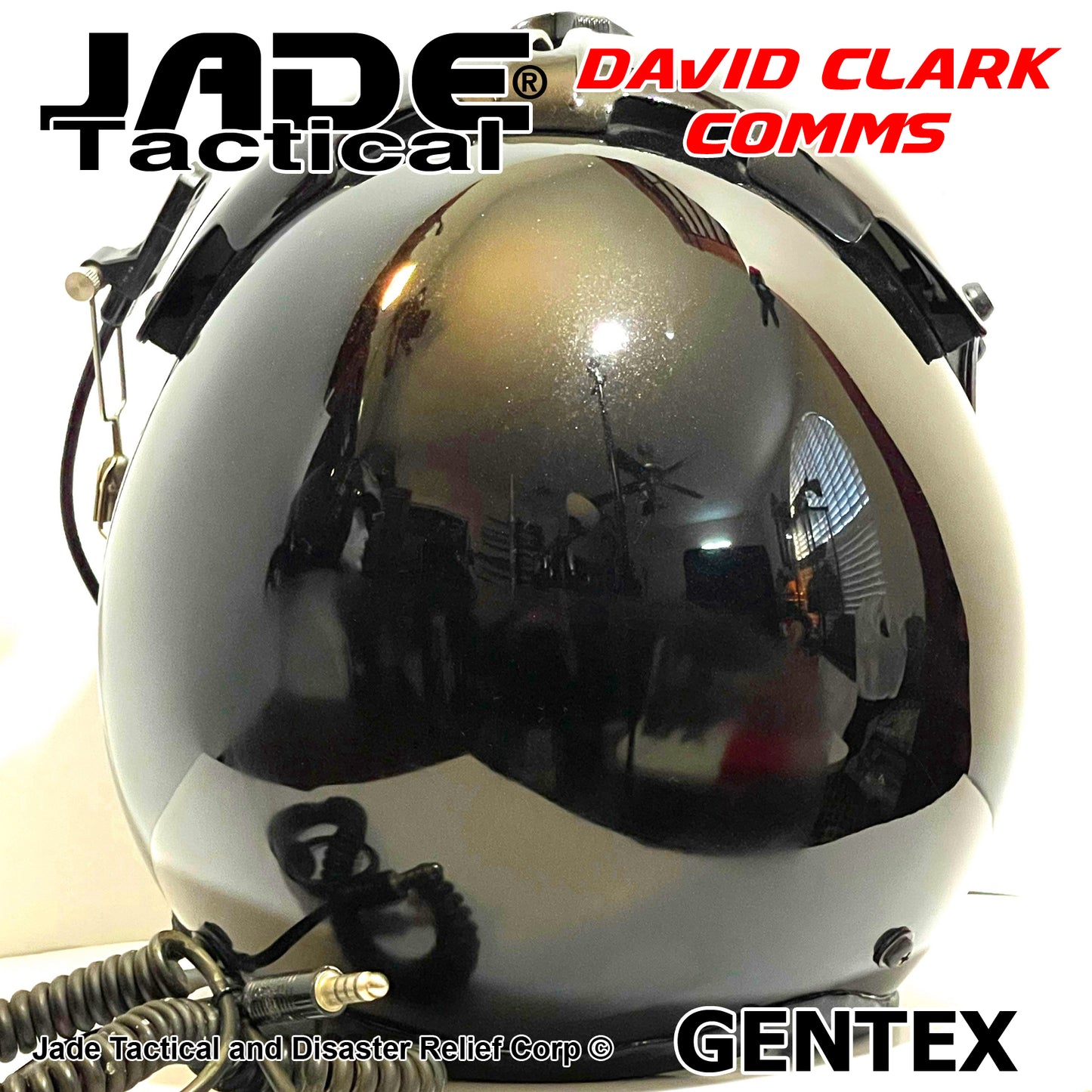 GENTEX 34/P Flight Helmet USA Black Metallic XL