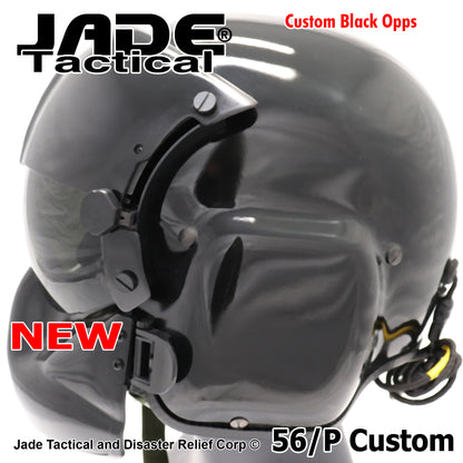 GENTEX 56/P USA Helicopter Pilot Helmet Black Gloss