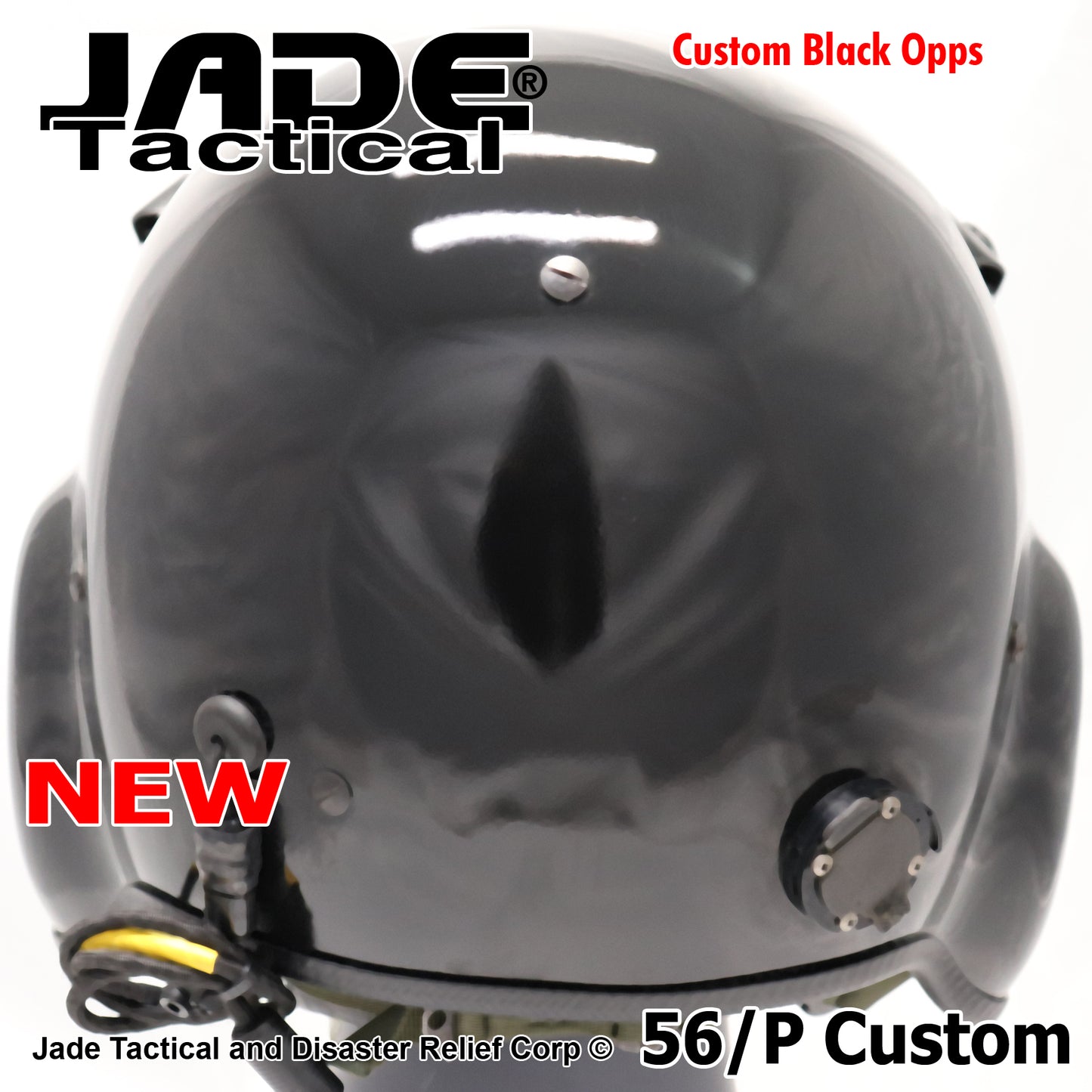 GENTEX 56/P USA Helicopter Pilot Helmet Black Gloss