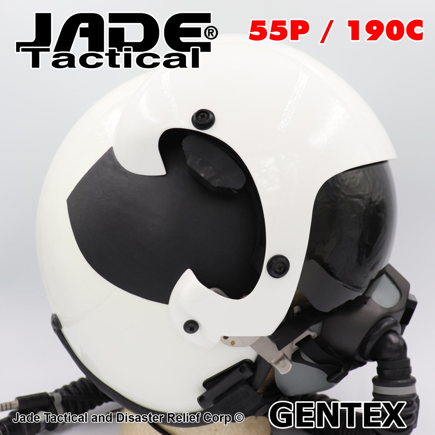 GENTEX 55/P With 190C Dual Visor Flight Helmet