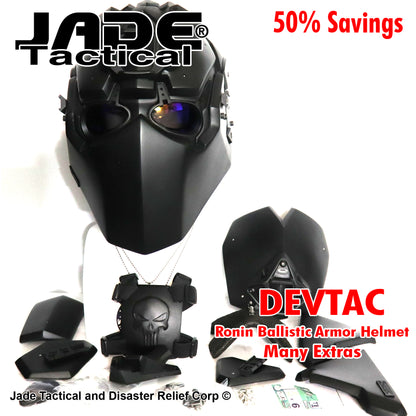 DEVTAC Ronin full NIJ Level 2A and 4A Extras