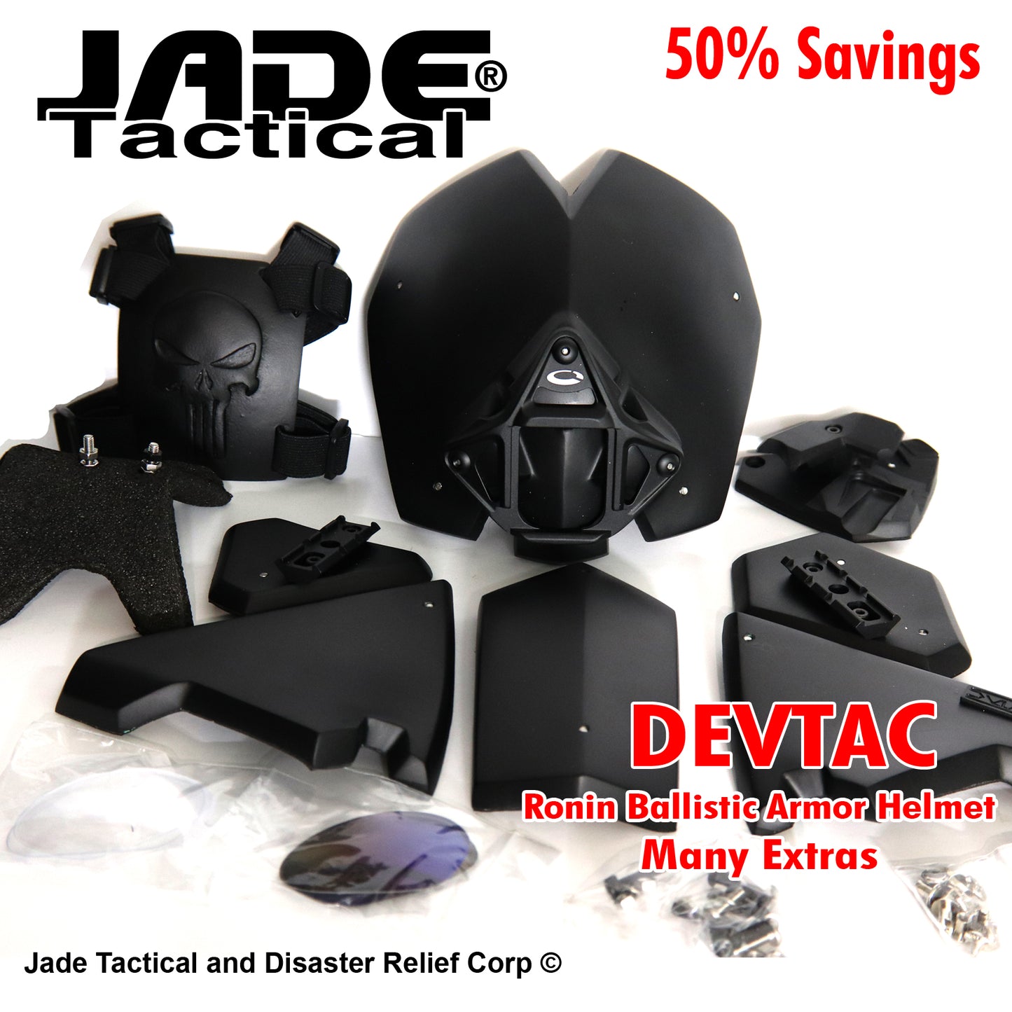 DEVTAC Ronin full NIJ Level 2A and 4A Extras