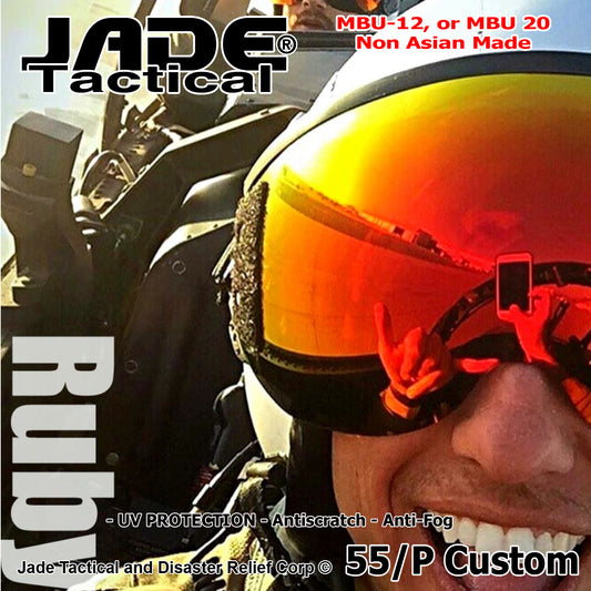 HGU-55, 68, 84/P Flight Helmet Iridium Visors 4th Generation
